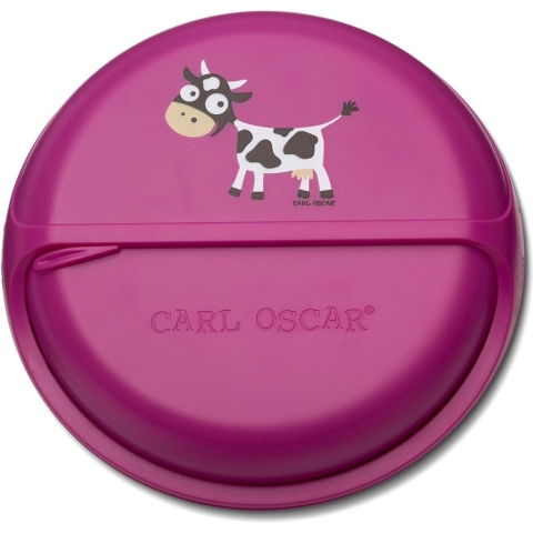 Carl Oscar Snackbox - BentoDISC - 18 cm - Purple Koe - Carl Oscar - OneSize - Brooddoos
