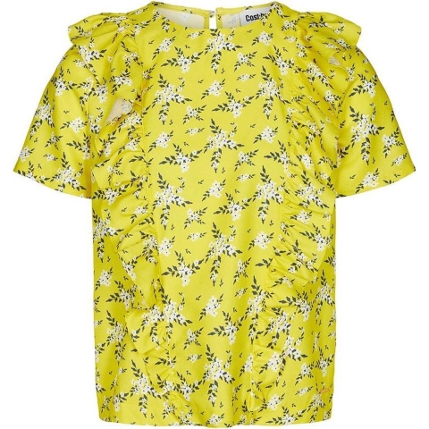Cost:Bart T-Shirt - Etty - Geel m. Bloemen - Cost:Bart - 10 jaar (140) - T-Shirt