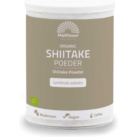 Mattisson Healthstyle Biologische Shiitake Poeder