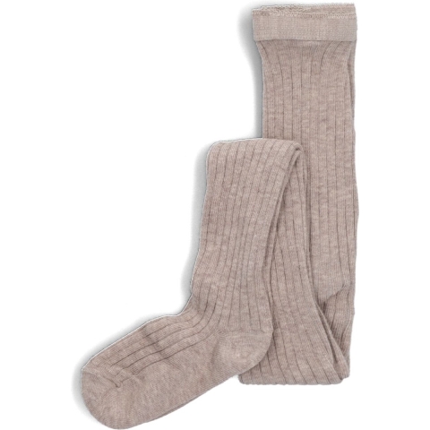 MP Panty's - Rib - Lichtbruin Gevlekt - MP - 140 - Panty's