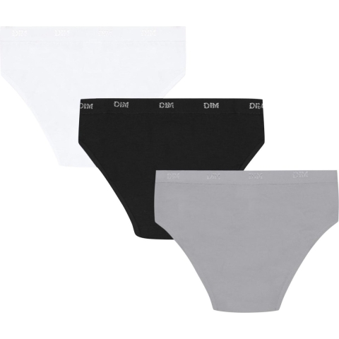 DIM Slips - 3-pack - Zwart/Wit/grijs - DIM - 8 jaar (128) - Slips