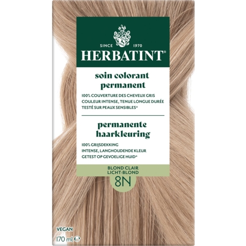 Herbatint Permanente Haarkleuring 8N Licht-Blond