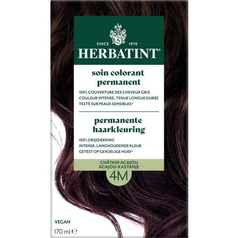 Herbatint Haarverf 4M Acajou Kastanje