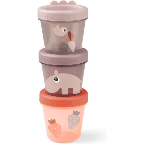Done by Deer Voedselcontainer - 3-pack - Ozzo Powder - Done by Deer - OneSize - Brooddoos