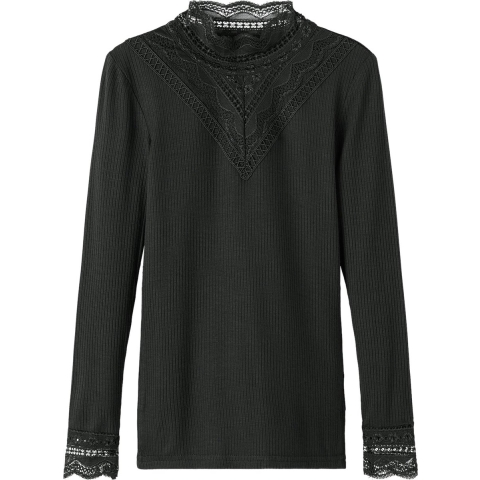 Name It Blouse - Noos - NkfNuri - Zwart m. Veter - Name It - 6 jaar (116) - Blouse