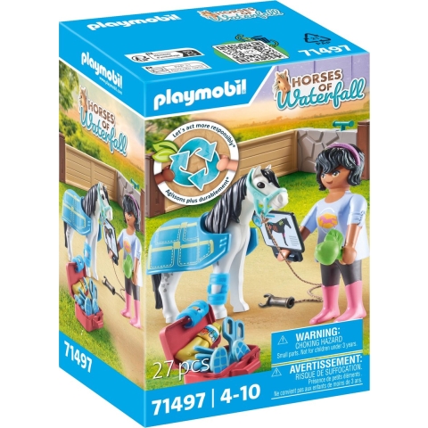 Playmobil Horses Of Waterfall - Paardentherapeut - 71497 - 27 On - Playmobil - OneSize - Speelgoedfiguur