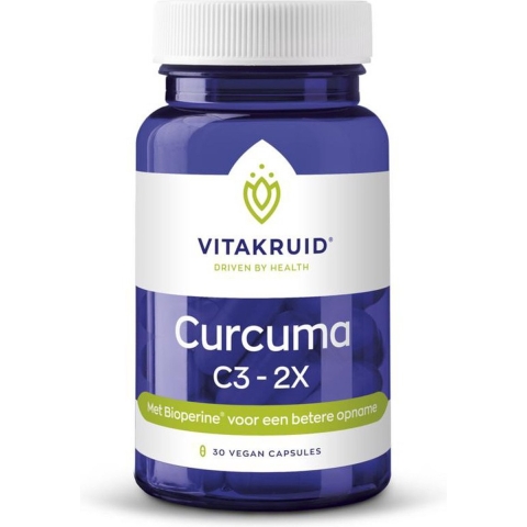 Curcuma C3-2X (95% curcuminoïden) met Bioperine® 30