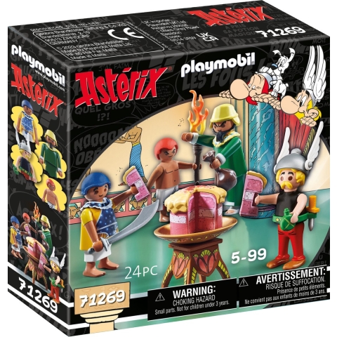Playmobil Asterix - De vergiftigde cake van Criminalis - 24 Onde - Playmobil - OneSize - Speelgoed