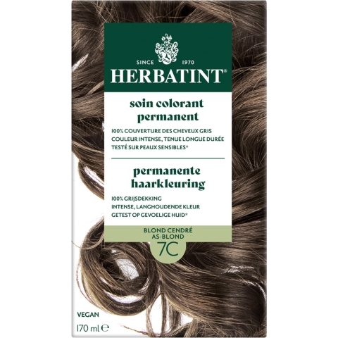 Herbatint Permanente Haarkleuring As-Blond 7C