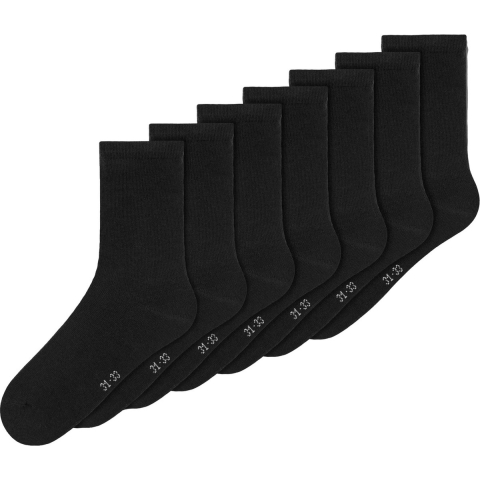 Name It Sokken - Noos - NknSock - 7-pack - Zwart - Name It - 37/39 - Sokken
