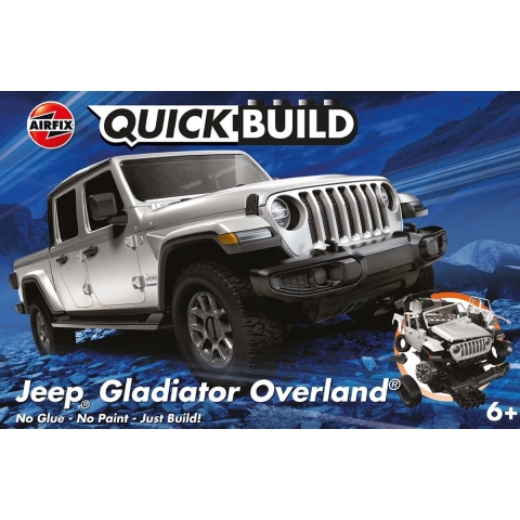Airfix Set - SNELBOUW - Jeep Gladiator Overland J6039 - 44 Deel - Airfix - OneSize - Blokken