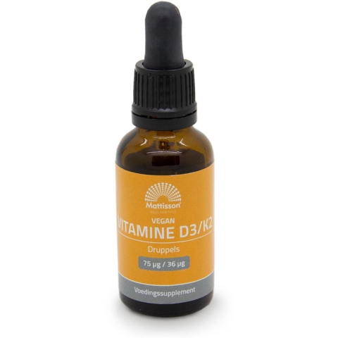 Mattisson Healthstyle Vitamine D3&K2 Vegan Druppels