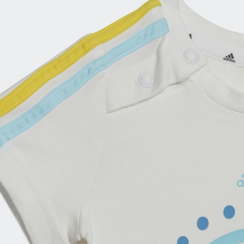 adidas Performance Cadeaubox - Romper/Babyslabbetje - I 3S - Wit - adidas Performance - 3 jaar (98) - Romper S/S