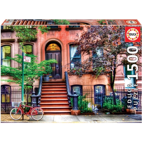Educa Puzzel - 1500 Bakstenen - Greenwich Village, New York - Educa - OneSize - Puzzel