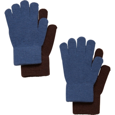 CeLaVi Handschoenen - Wol/Nylon - 2-pack - China Blue - CeLaVi - 1-2 jaar (80-92) - Wanten