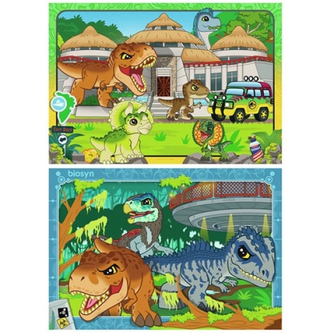 Ravensburger Puzzel - 2x24 Bakstenen - Jurassic World-ontdekking - Ravensburger - OneSize - Puzzel