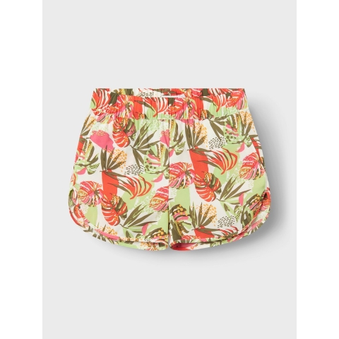 Name It Shorts - NkfVinaya - Noos - Bright White/Tropical - Name It - 14 jaar (164) - Shorts