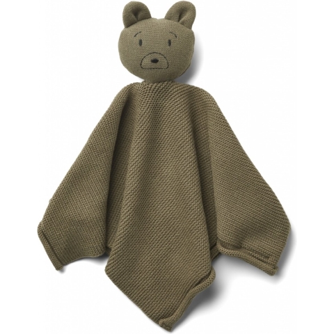 Liewood Knuffeldoekjes - Gehaakt - Milo - Dhr. Bear Khaki - Liewood - OneSize - Knuffeldoekjes