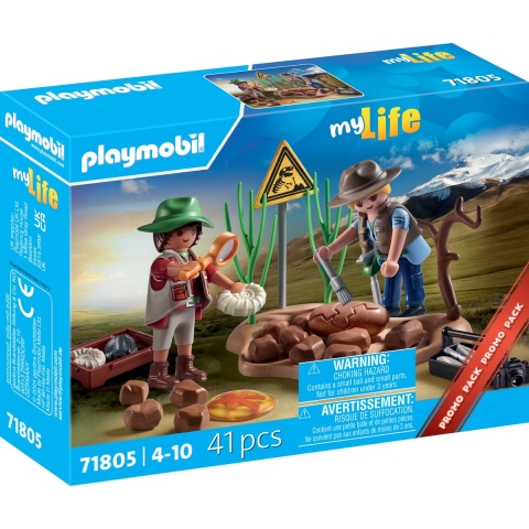 Playmobil My Life - Paleontologische opgraving - 71805 - 41 Onde - Playmobil - OneSize - Speelgoed