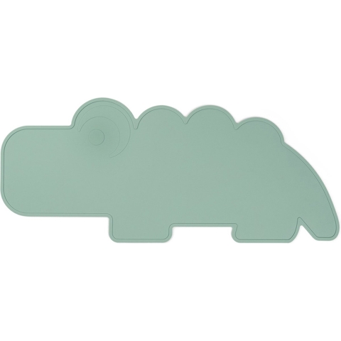 Done by Deer Placemat - Silicone - Krokodil - Groen - Done by Deer - OneSize - Placemat