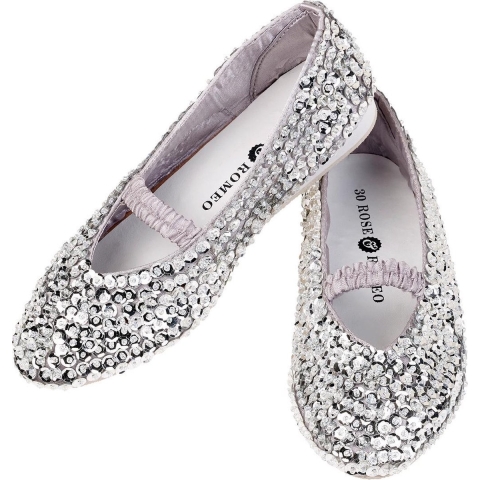 Souza Kostuum - Ballerina m. Pailletten - Lily - Zilver - Souza - 25 - Kostuum