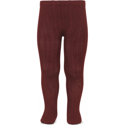 Condor Panty's - Rib - Bordeaux - Condor - 3-4 jaar (98-104) - Panty's