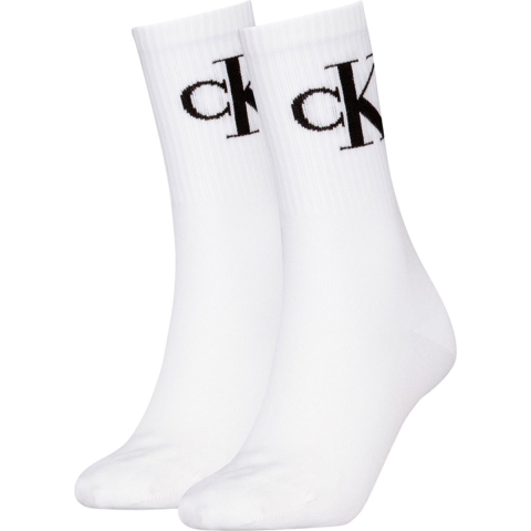 Calvin Klein Sokken - 2-pack - Wit M/Logo - Calvin Klein - 35/38 - Sokken