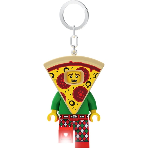 LEGO® Sleutelhanger m. Zaklamp - LEGO® Pizza Kerel - LEGO® - OneSize - Zaklampen