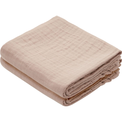 Cam Cam Hydrofiele Doek - 72x72 - 2-pack - Dusty Rose - Cam Cam - OneSize - Hydrofiele Doek