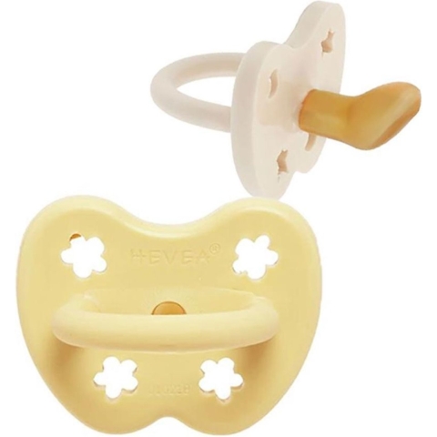 Hevea Speen - 3-36 mnd. - 2-pack - Natuurlijk Rubber - Pale Bote - Hevea - 3-36 mnd - Speen