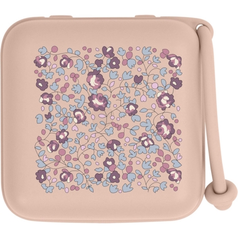 BIBS X Liberty Fopspeendoosje - 7x5 cm - Blush - BIBS - OneSize - Opbergen