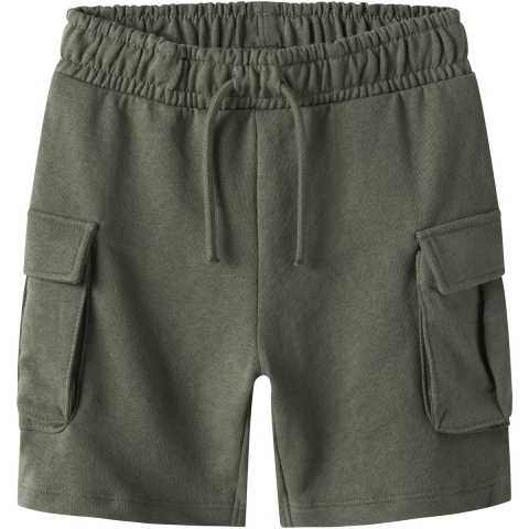 Name It Sweatshorts - Vracht - Noos - NkmOllie - Dusty Olive - Name It - 8 jaar (128) - Shorts
