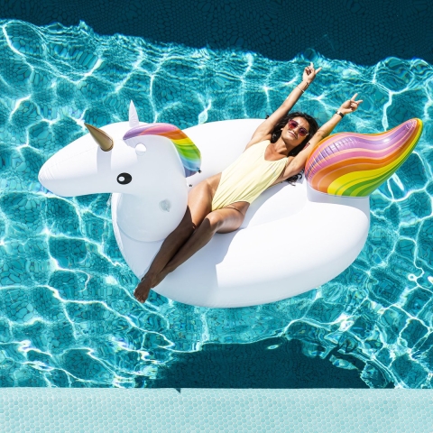 Zwemmen Essentials Badspelltjes - 150 cm - Unicorn - Swim Essentials - OneSize - Badspelltjes