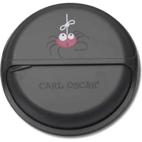 Carl Oscar Snackbox - BentoDISC - 18 cm - Grey Spider - Carl Oscar - OneSize - Brooddoos
