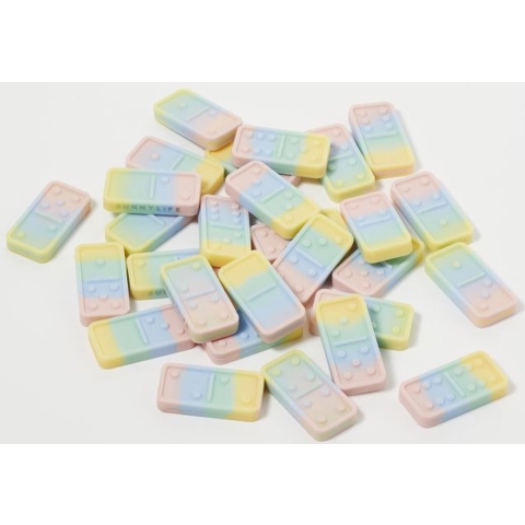 SunnyLife Domino - Silicone - 28 Bakstenen - Siliconen dominoste - SunnyLife - OneSize - Bordspel