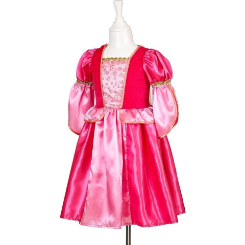 Souza Kostuum - Prinses - Adeline - Roze - Souza - 8-10 jaar (128-140) - Kostuum