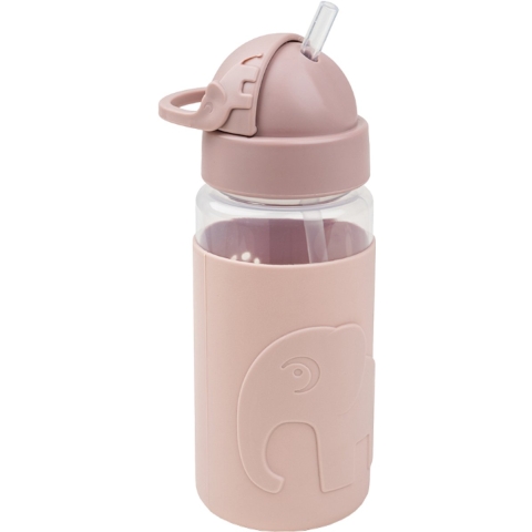 Done by Deer Drinkfles m. Rietje - 350 ml - Elphee - Powder - Done by Deer - OneSize - Drinkfles