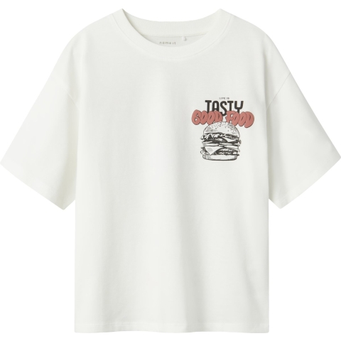 Name It T-Shirt - NkmTibilbo - Cloud Danser m. Print - Name It - 9-10 jaar (134-140) - T-Shirt