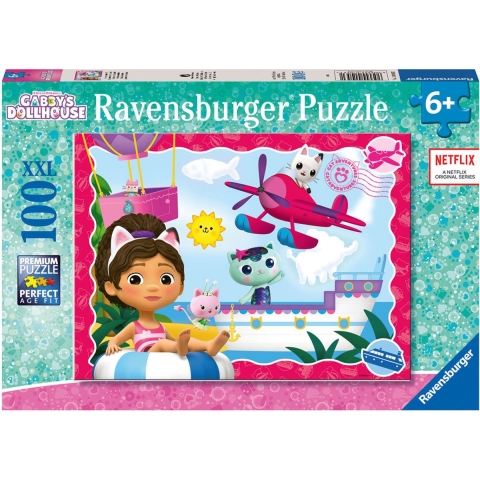Ravensburger Puzzel - 100 Bakstenen - Gabby's Dollhouse - Ravensburger - OneSize - Puzzel