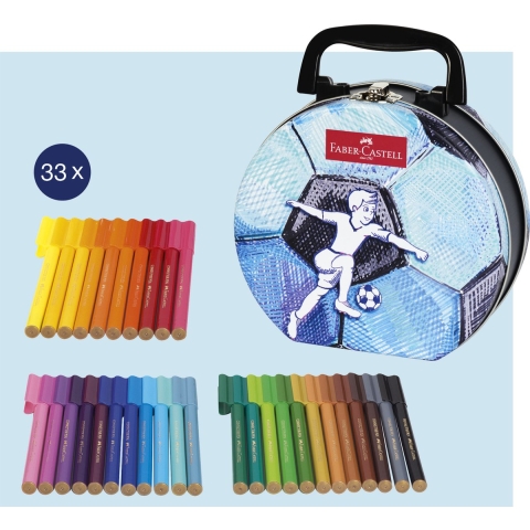 Faber-Castell Markers - Connector - 33 stk - Voetbal - Faber-Castell - OneSize - Marker