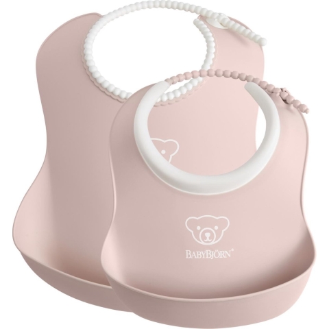 BabyBjörn Slabbetjes - 2-pack - Roze - BabyBjörn - OneSize - Slabbetjes