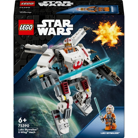 LEGO® Star Wars - Luke Skywalker X-wing mecha - 75390 - 195 Onde - LEGO® - OneSize - Blokken