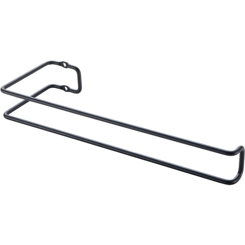 Metaltex Keukenrolhouder Hangend 30x3x10 cm Zwart