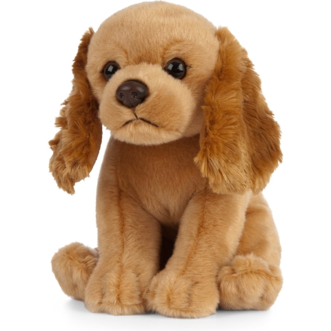 Living Nature Knuffel - 16x7 cm - Cockerspaniëlpuppy - Bruin - Living Nature - OneSize - Knuffel