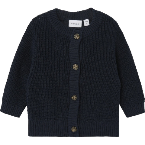 Name It Cardigan - Gebreid - NbnBubba - Noos - Dark Sapphire - Name It - 1½ jaar (86) - Cardigan