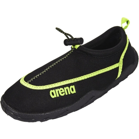 Arena Badschoenen - Bow Jr - Zwart m. Geel - Arena - 31 - Badschoenen
