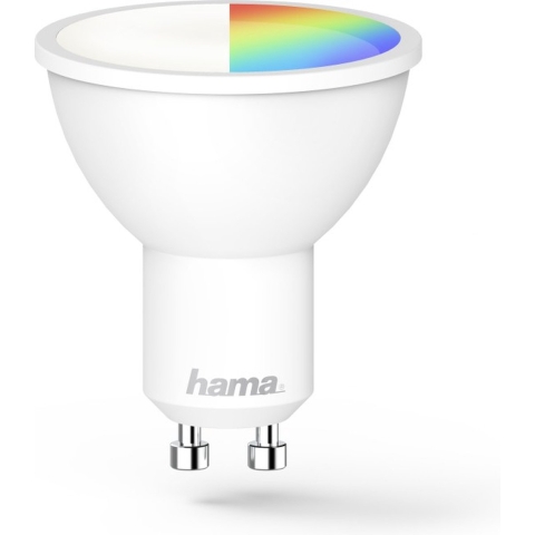 Hama Wifi-Ledlamp GU10 5.5W RGBW Dimbaar Wit