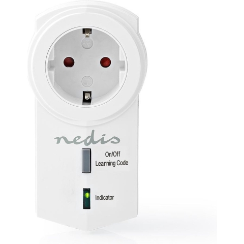 Nedis RFPM120FWT Rf Smart Stekker Aan/uit Rf Mesh Range Extender Schuko Type F 3680 W