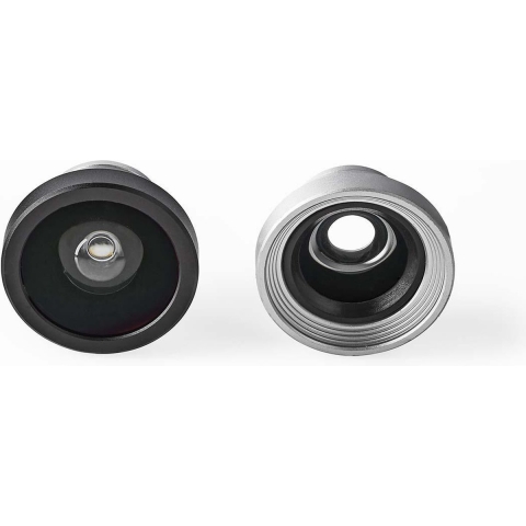 Nedis SMLK200 Opzetlens Voor Smartphone-camera 3-in-1 Macro / Groothoek & Fisheye Clip-on