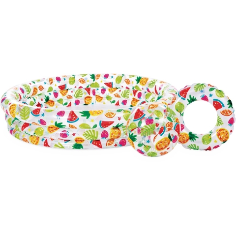 Intex 59469NP Ananas Opblaasbaar Zwembad Set